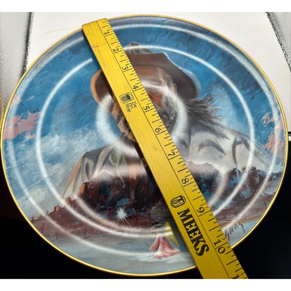 Vintage De Grazia The Superstition Mountain Decorative Plate #7886 of 10,000 - Picture 5 of 6